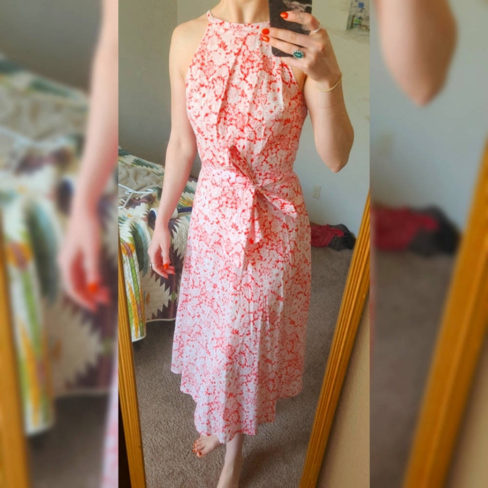 Antonio Melani Floral Tie Dress